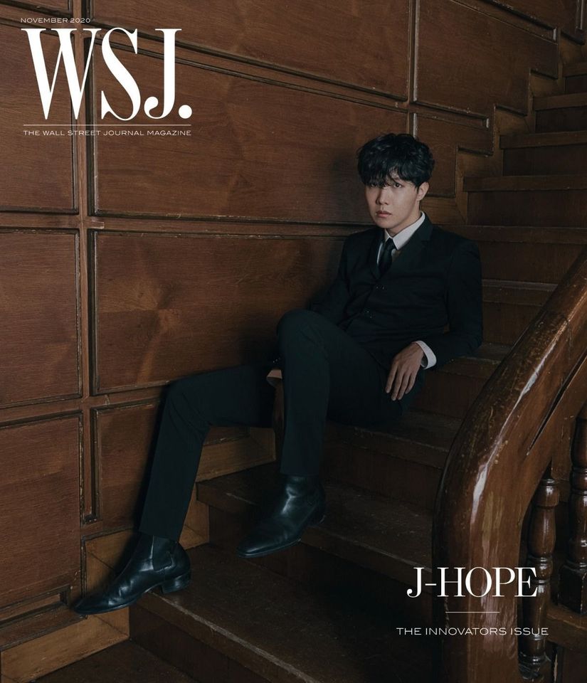 WSJ magazine, innovators edition with J-Hope a member of BTS on the cover